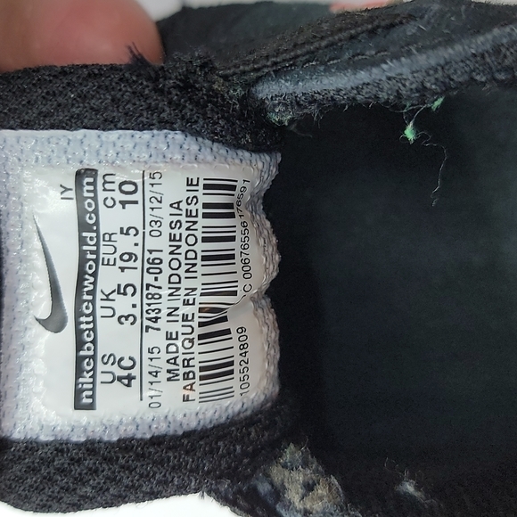 Infant Nike 2015 Satire II TD Skate Shoes 743187-061 - Picture 11 of 11